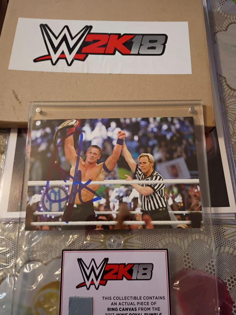John Cena autograph plaque - photo 2