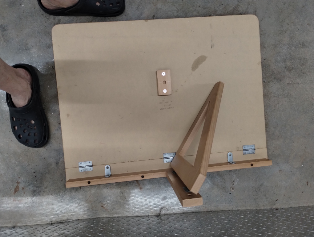 folding table attaches to the wall - photo 3