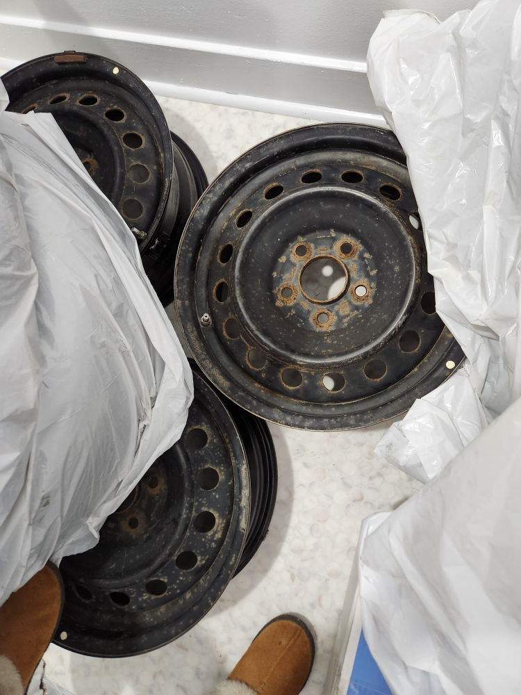 Set of Four Steel Rims