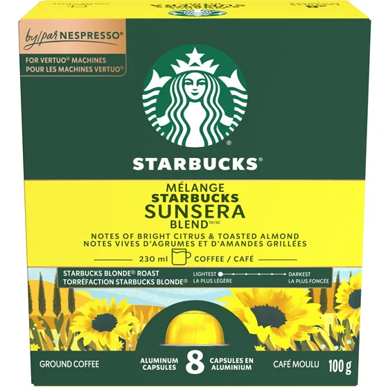 Starbucks Sunsera Blend Nespresso Capsules - 8 pack thumbnail