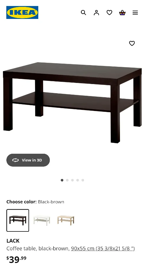 IKEA LACK Coffee Table thumbnail