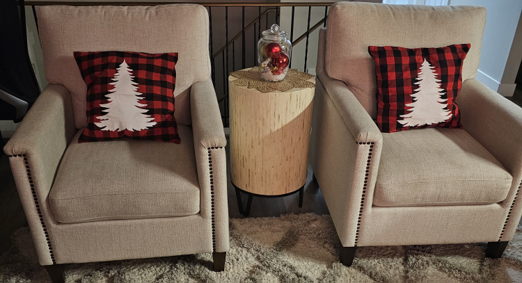 2 costco accent chairs 300$