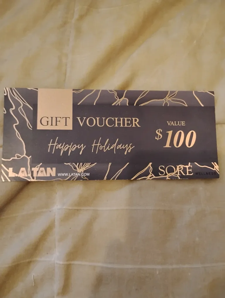 Latan Sore Wellness $100 Gift Voucher thumbnail