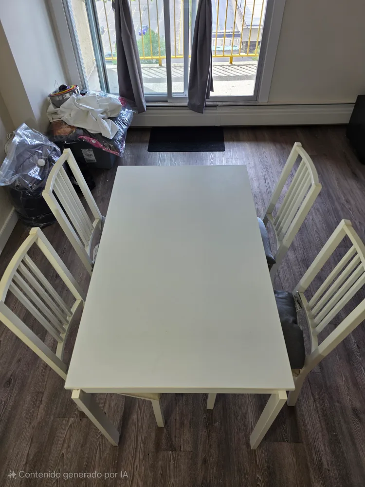 IKEA Dining Table with 4 Chairs thumbnail