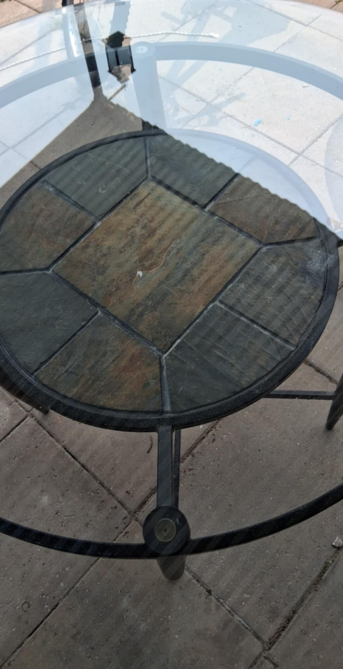 Round Glass Table - photo 2