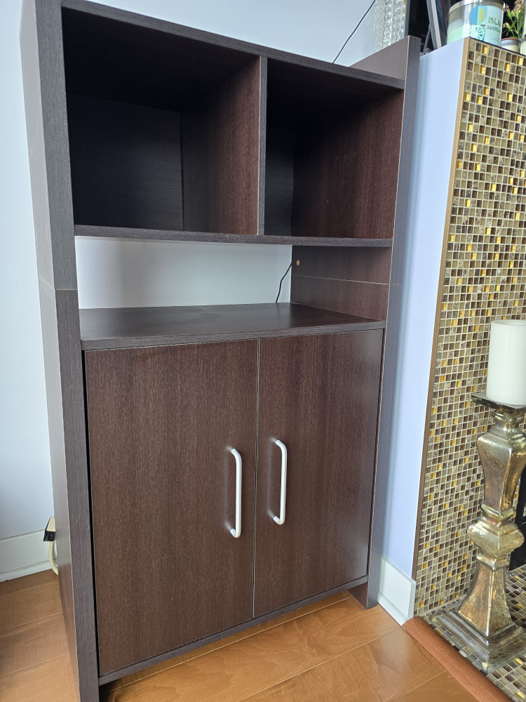 Dark Brown Entertainment Storage Unit