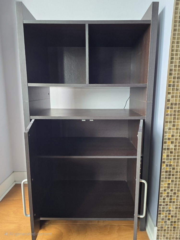 Dark Brown Entertainment Storage Unit - photo 4