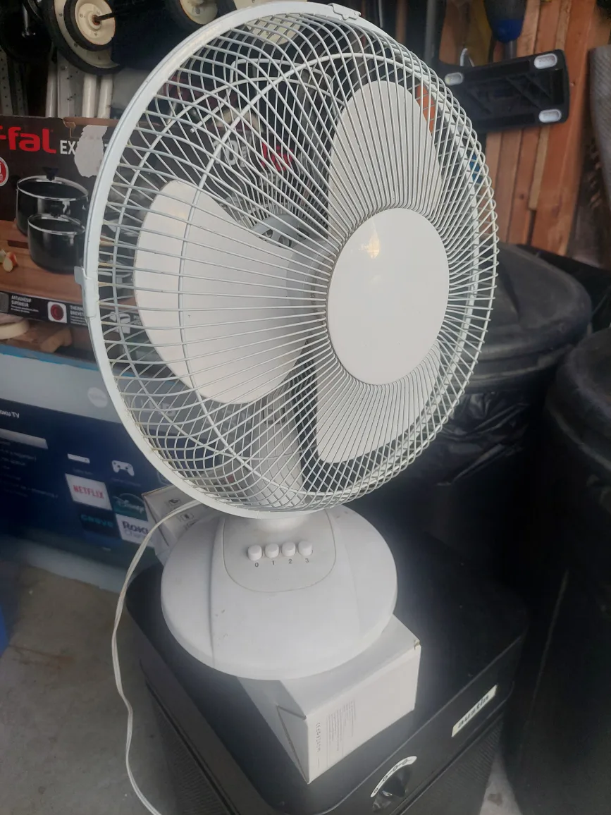 White Table Fan thumbnail