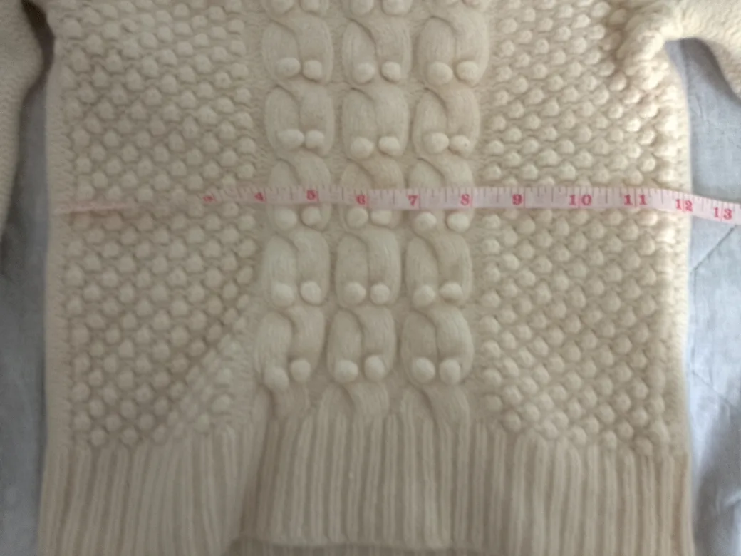 J. Crew Cream Cable Knit Sweater #freecycle 🥕🌟 image indicator(2)