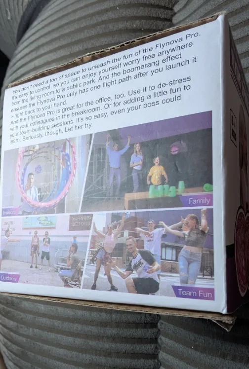 NEW IN BOX Light Up Flying Orb Spinner!! image indicator(3)