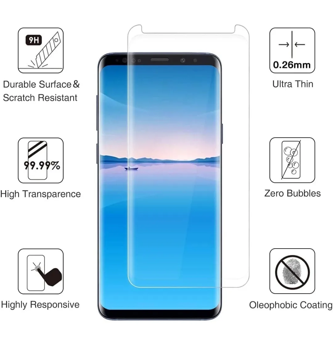 BNIB Samsung S9 Plus Tempered Glass Screen Protector image indicator(2)