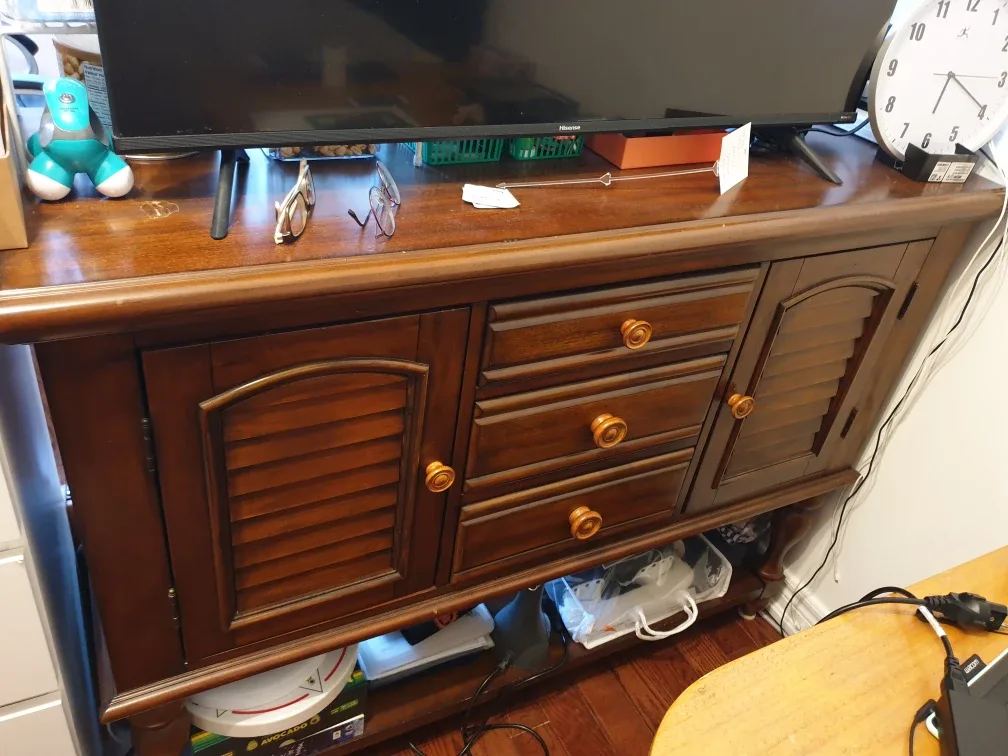 Wooden Sideboard Cabinet image indicator(3)