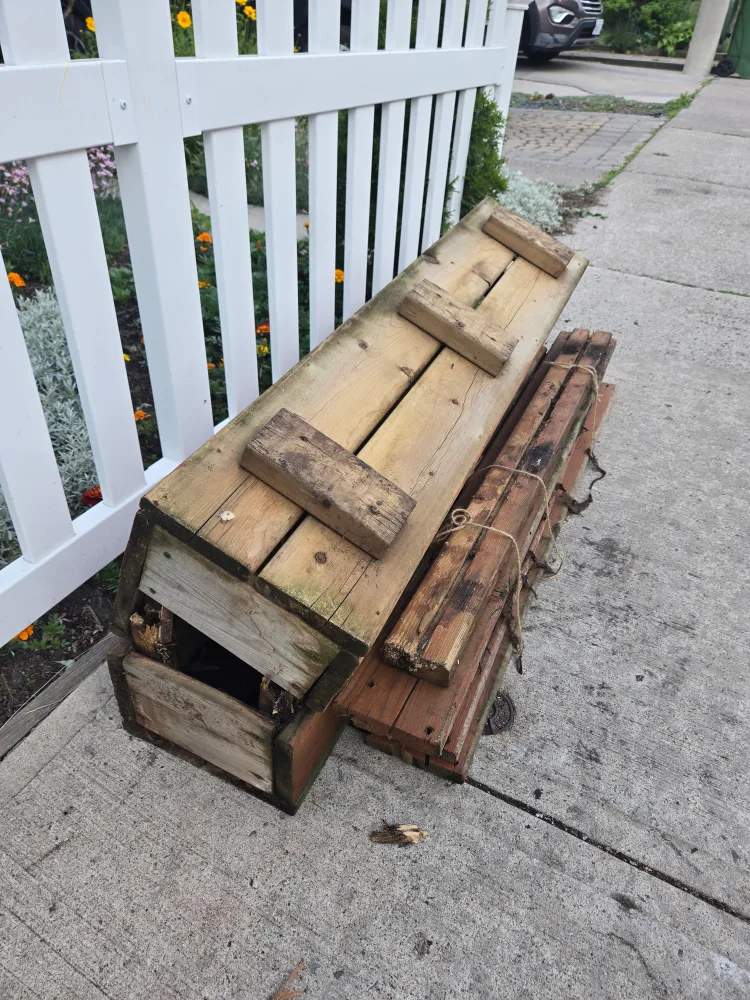 #Freecycle Wooden Box and Planks thumbnail