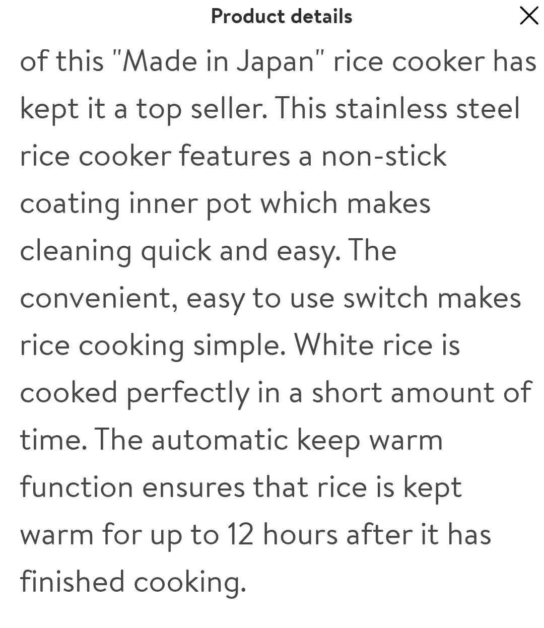 Tiger Electronic Rice Cooker/Warmer 8 Cup image indicator(2)