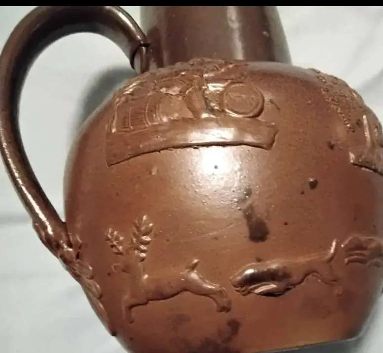 1810 Stoneware Pitcher There was a tag inside the jug image indicator(3)