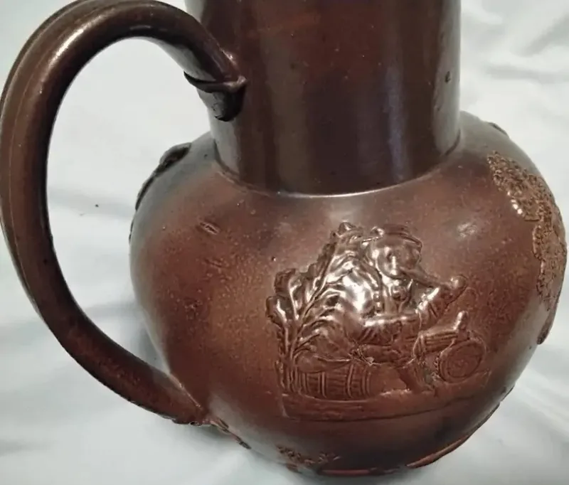 1810 Stoneware Pitcher There was a tag inside the jug image indicator(4)