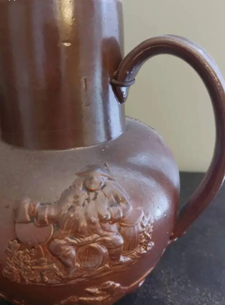 1810 Stoneware Pitcher There was a tag inside the jug image indicator(5)