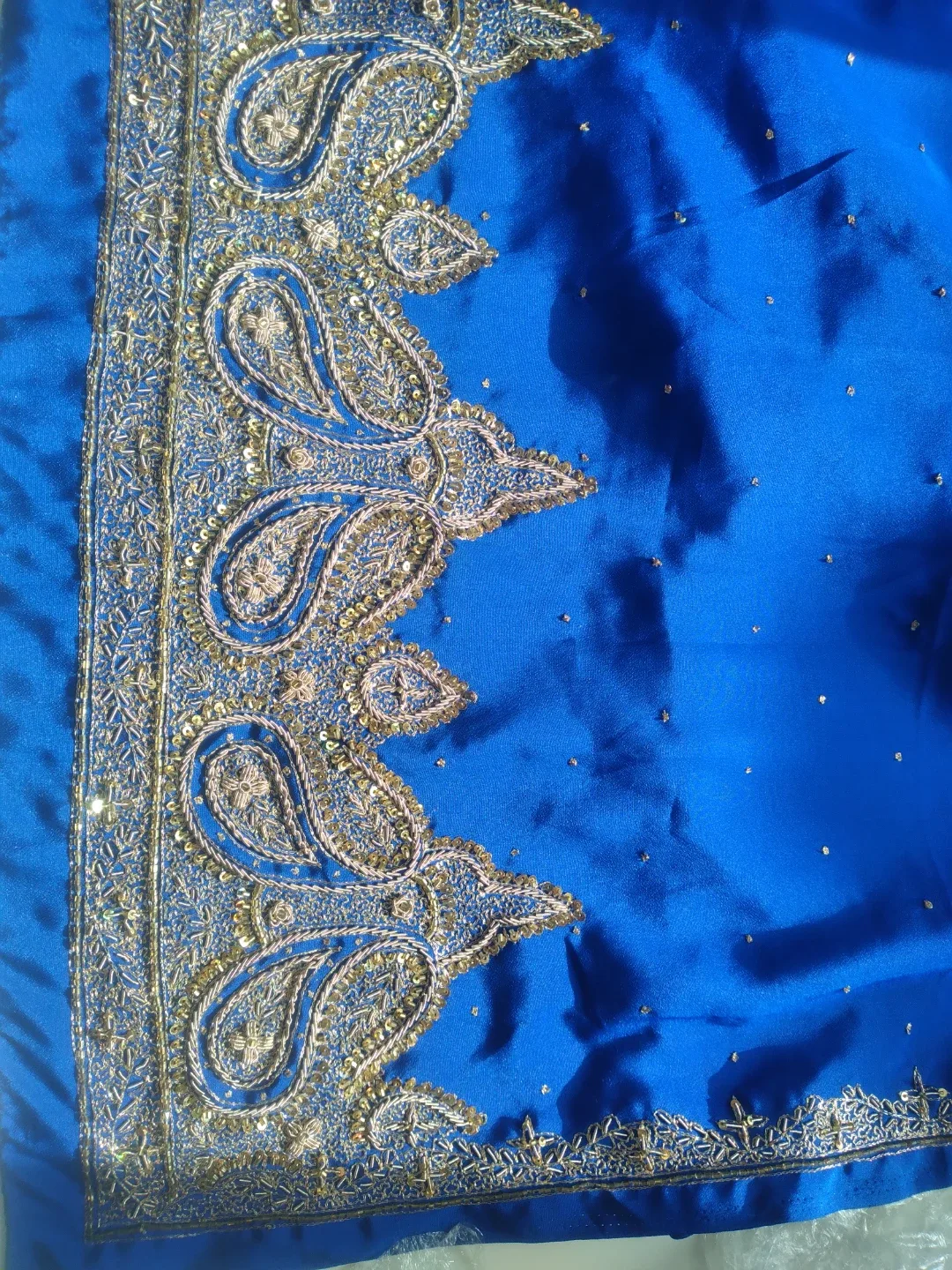 Royal blue saree thumbnail