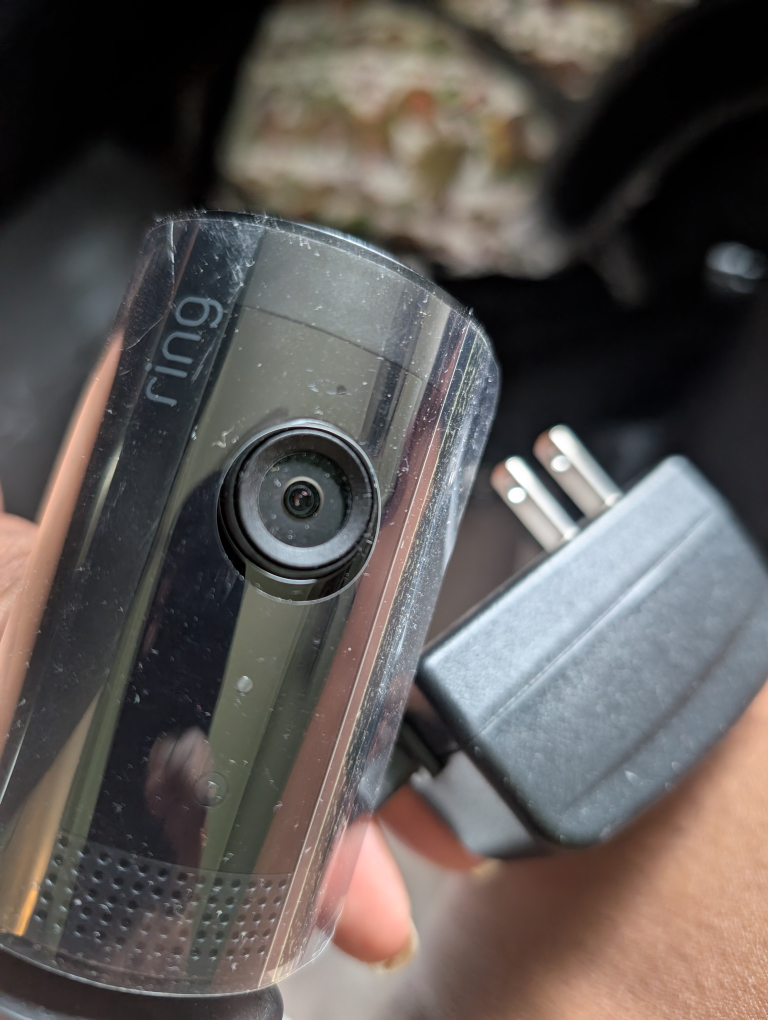 Ring Indoor Cam with Adapter