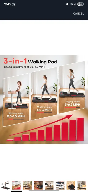 Walking Pad Treadmill - New in Box! image indicator(2)