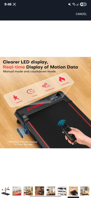 Walking Pad Treadmill - New in Box! image indicator(7)