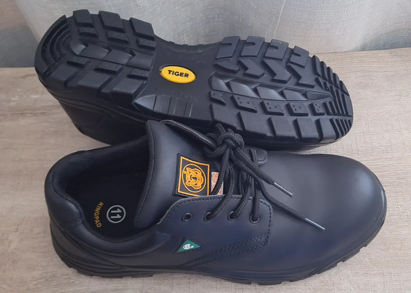 Tiger Safety CSA Men's Steel Toe Leather Work Safety Shoes 4933 image indicator(10)