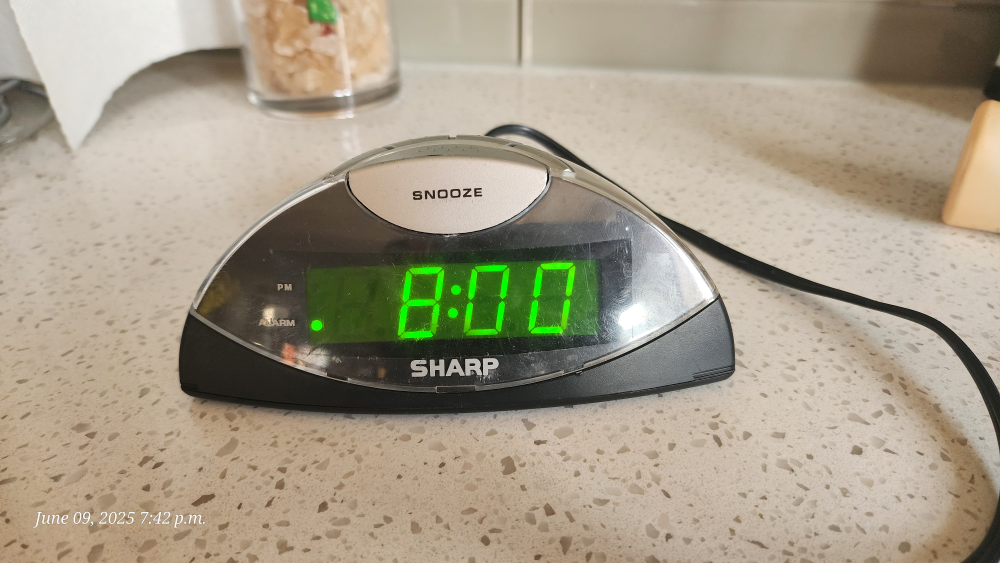 Sharp Digital Alarm Clock