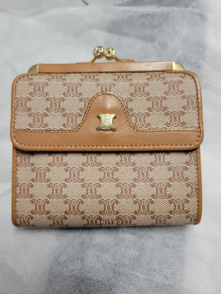 Celine Vintage Macadam Trifold Wallet image indicator(2)