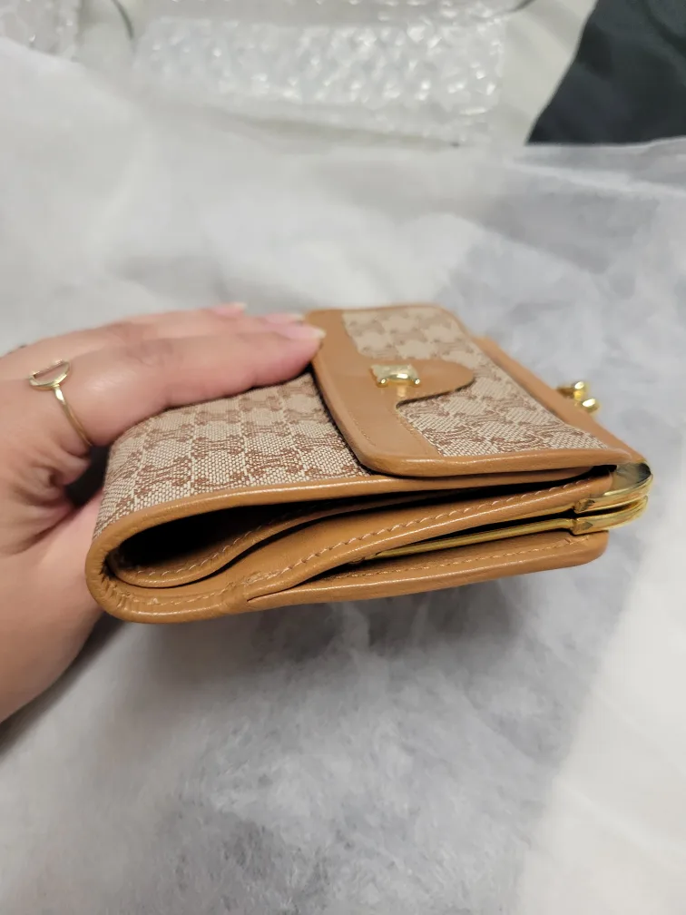 Celine Vintage Macadam Trifold Wallet image indicator(5)