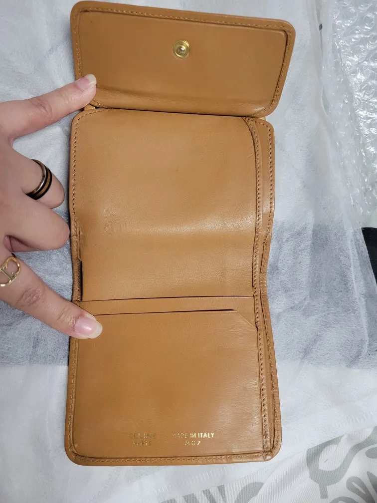 Celine Vintage Macadam Trifold Wallet image indicator(8)