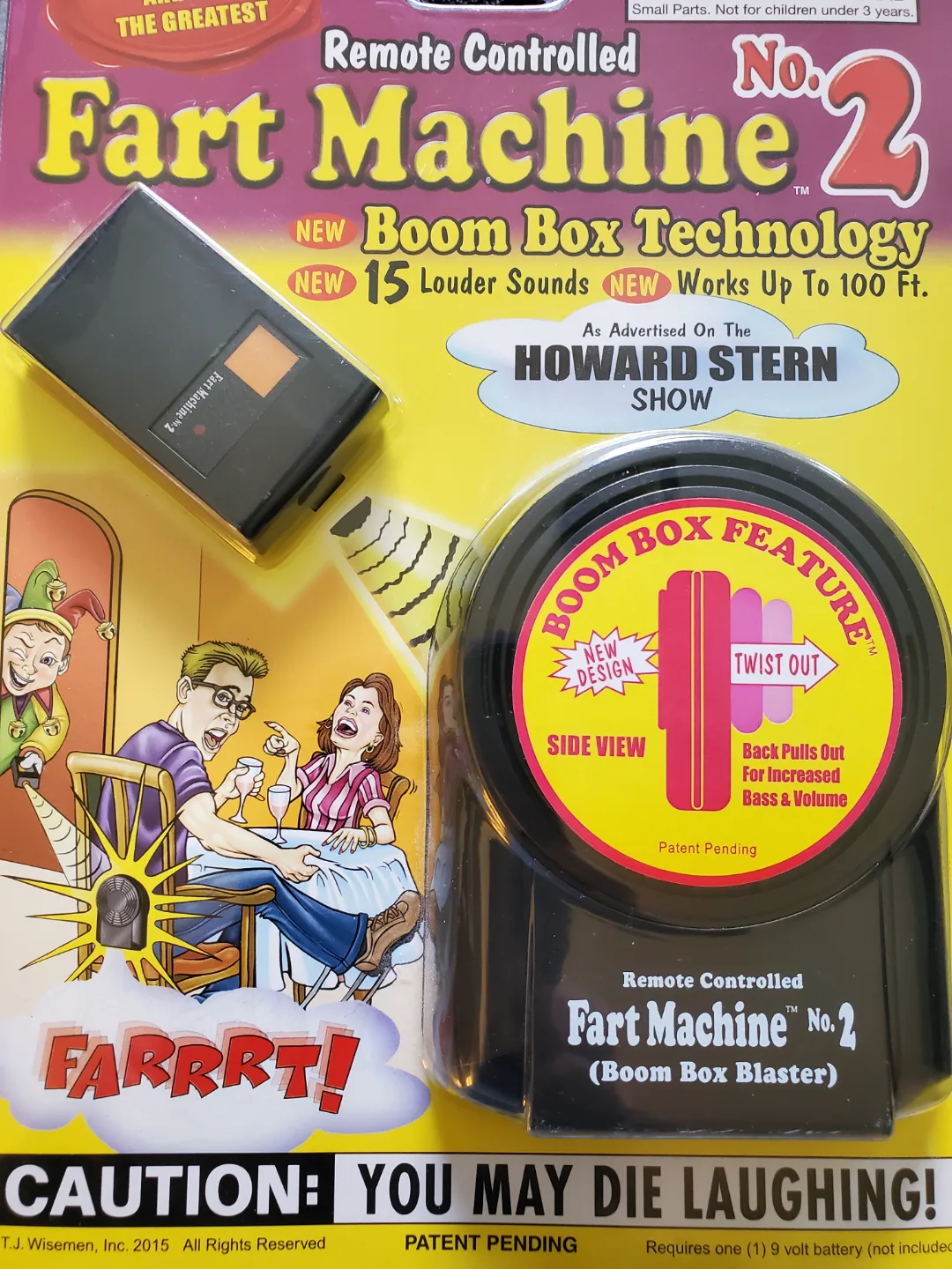 BNIB - Remote Controlled Fart Machine No. 2 image indicator(3)