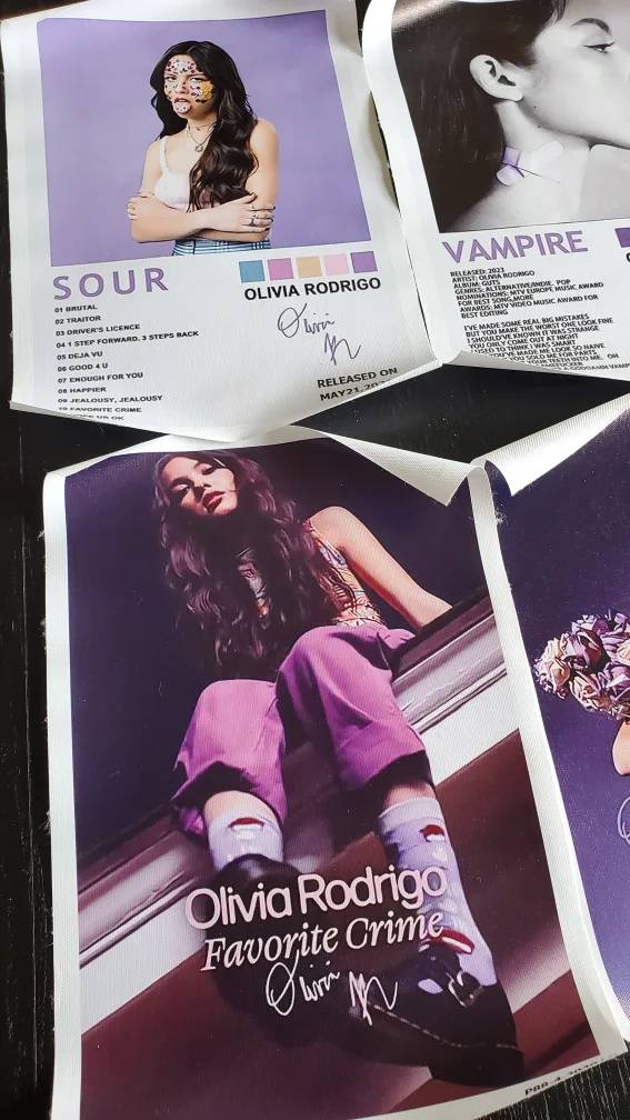 Olivia Rodrigo Canvas Posters - Set of 6 image indicator(3)