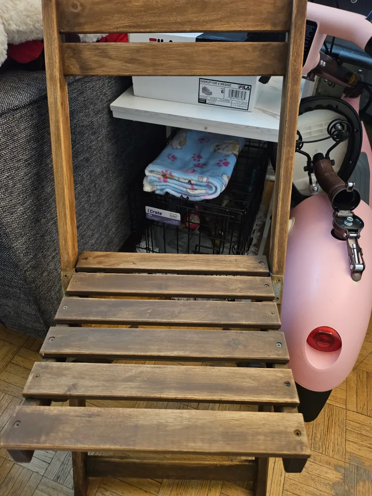 IKEA Lindved side table + IKEA Nammaro wooden folding chair 🥕 image indicator(7)