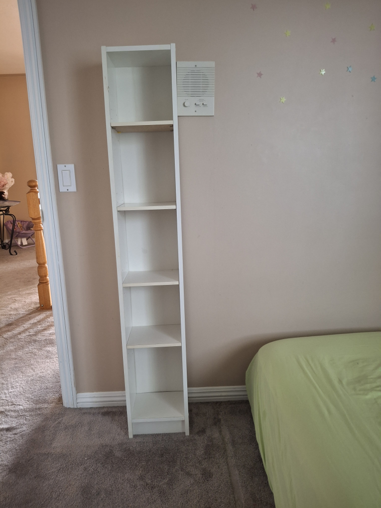 White Bookshelf