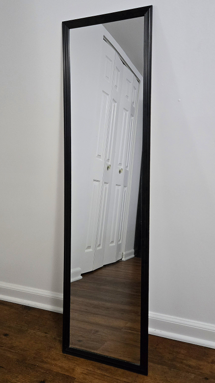 Full Length Black Framed Mirror