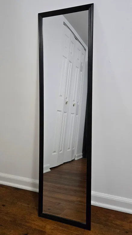 Full Length Black Framed Mirror thumbnail