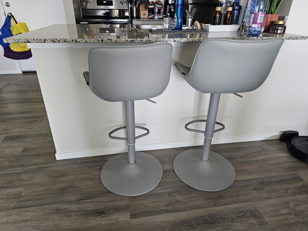 Set of 2 Swivel Bar Stools - photo 3