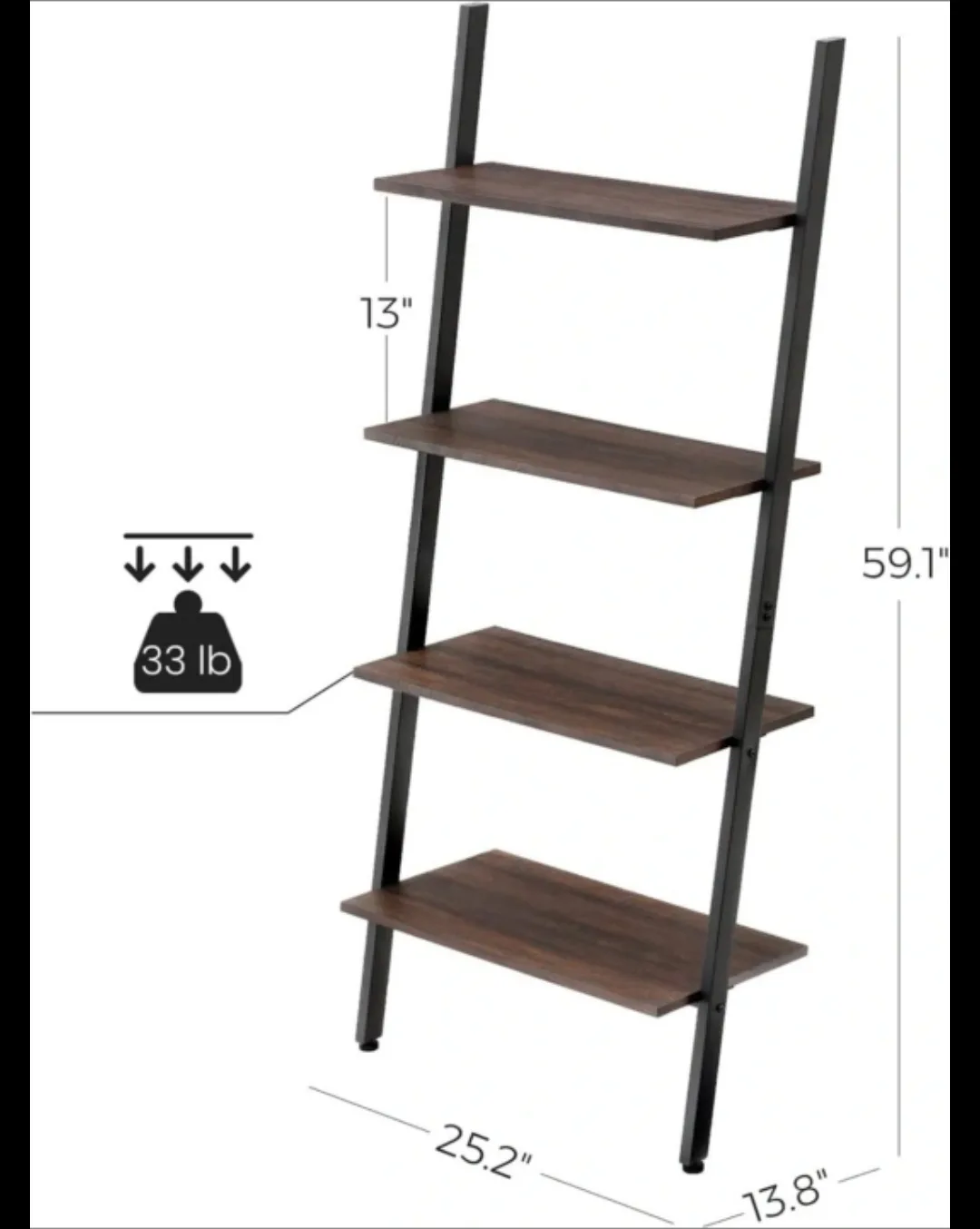 Black Ladder Shelf image indicator(2)