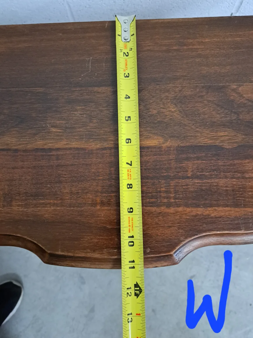 Last weekend!! Vintage Half-Moon Table image indicator(5)