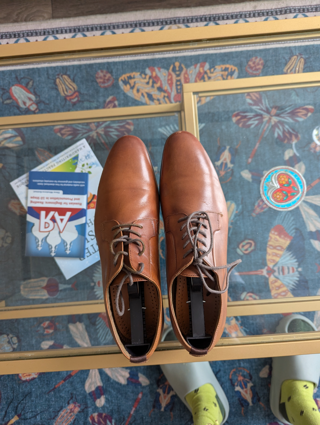 Brown Leather Dress Shoes - photo 2