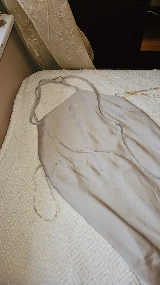 Elegant Asymmetrical Diagonal Hem Dress image indicator(2)