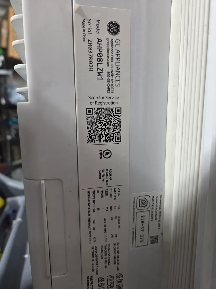 GE Window Air Conditioner - 8,000 BTU image indicator(2)