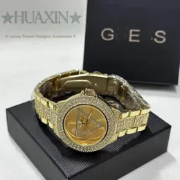 Ladies Guess Watch gold image indicator(3)