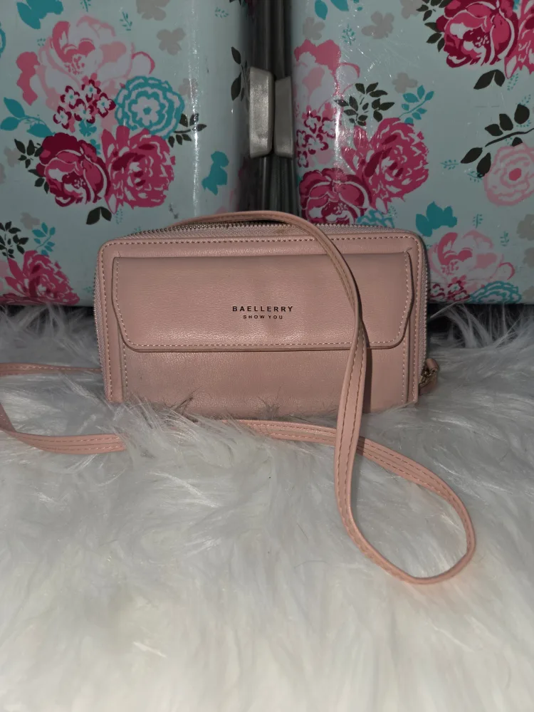 Baellerry Pink Wallet Crossbody Bag thumbnail