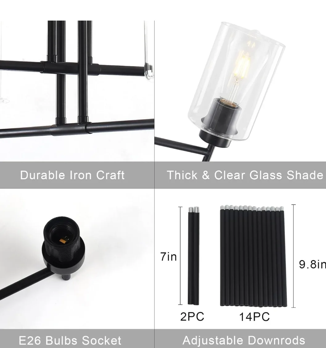 Modern Chandelier Light Fixture image indicator(3)