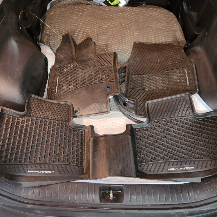 2020 2024 Toyota Highlander OEM Rubber Floor Mats - photo 5
