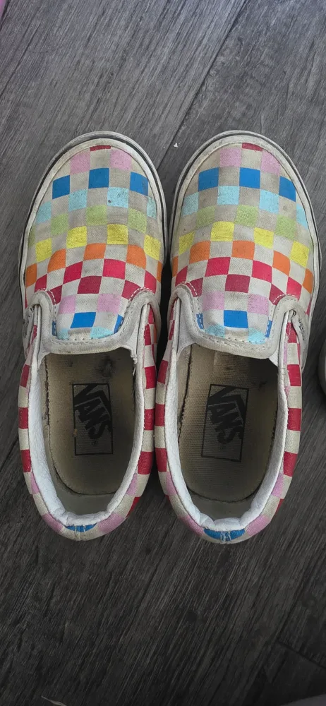 Vans Slip-On Checkered Shoes size 12 thumbnail