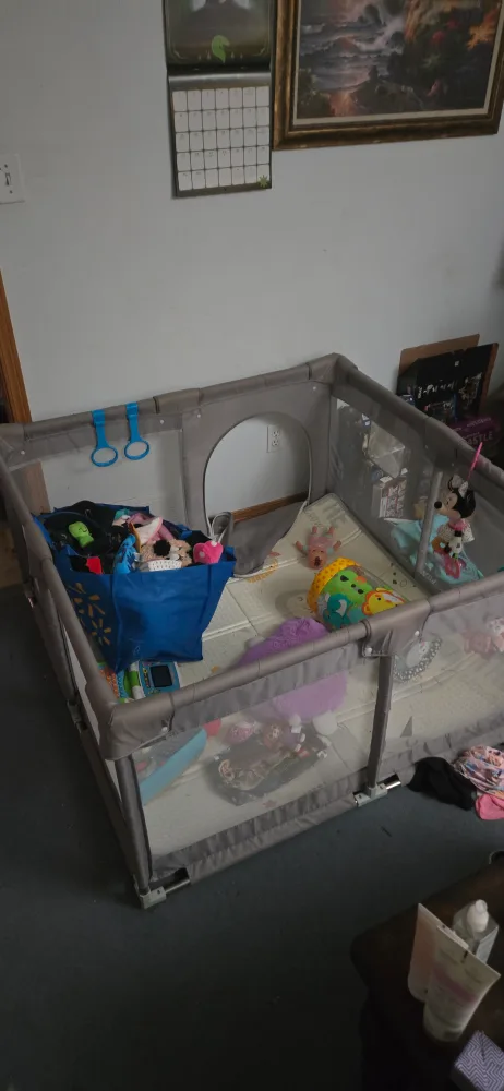 Grey Baby Playpen