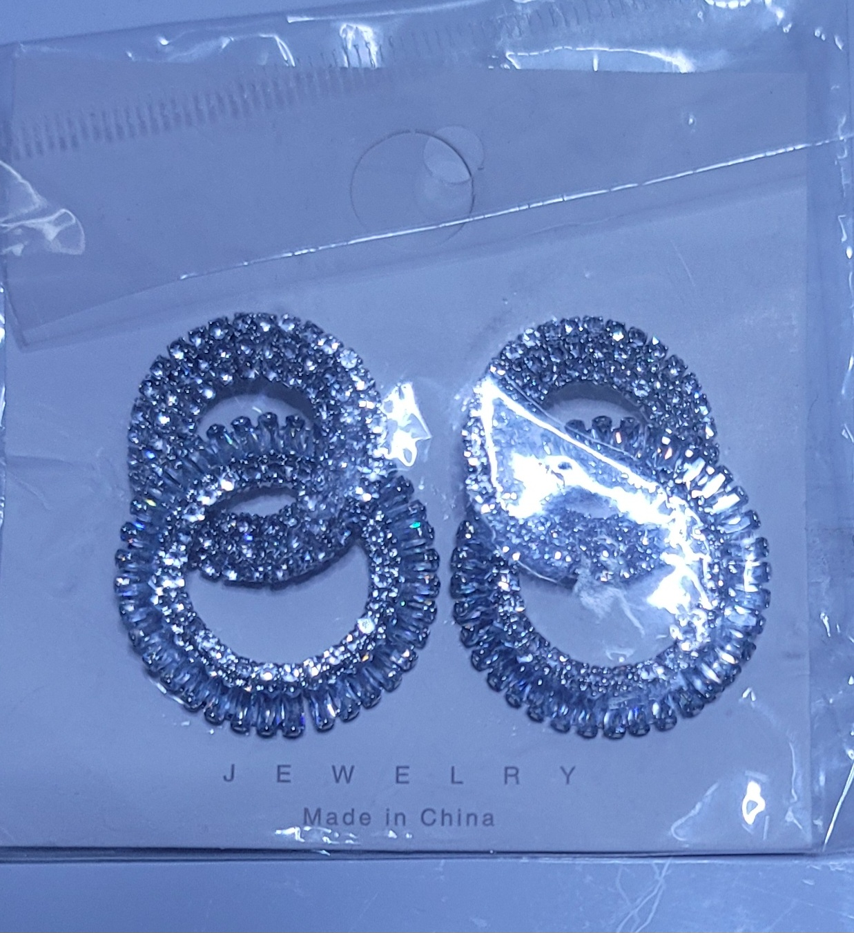 Shimmering Diamond Earrings