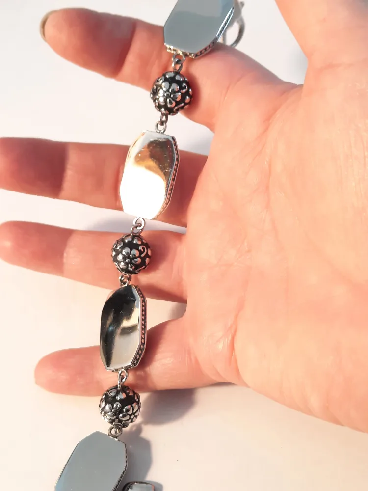 Tocara stsinless steel bracelet with sandstone image indicator(9)